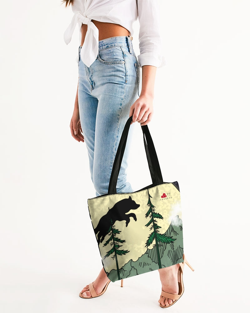 Tsuki Canvas Zip Tote