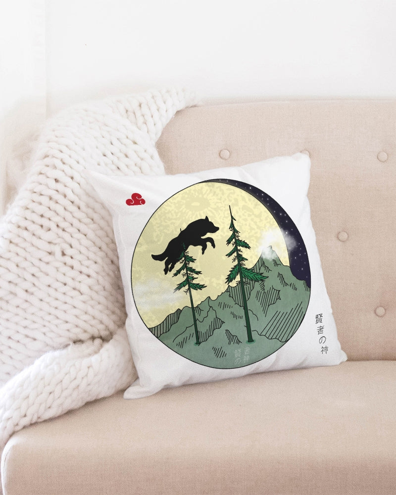 Tsuki Throw Pillow Case 18"x18"