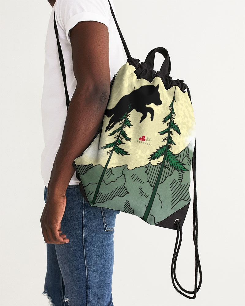 Tsuki Canvas Drawstring Bag