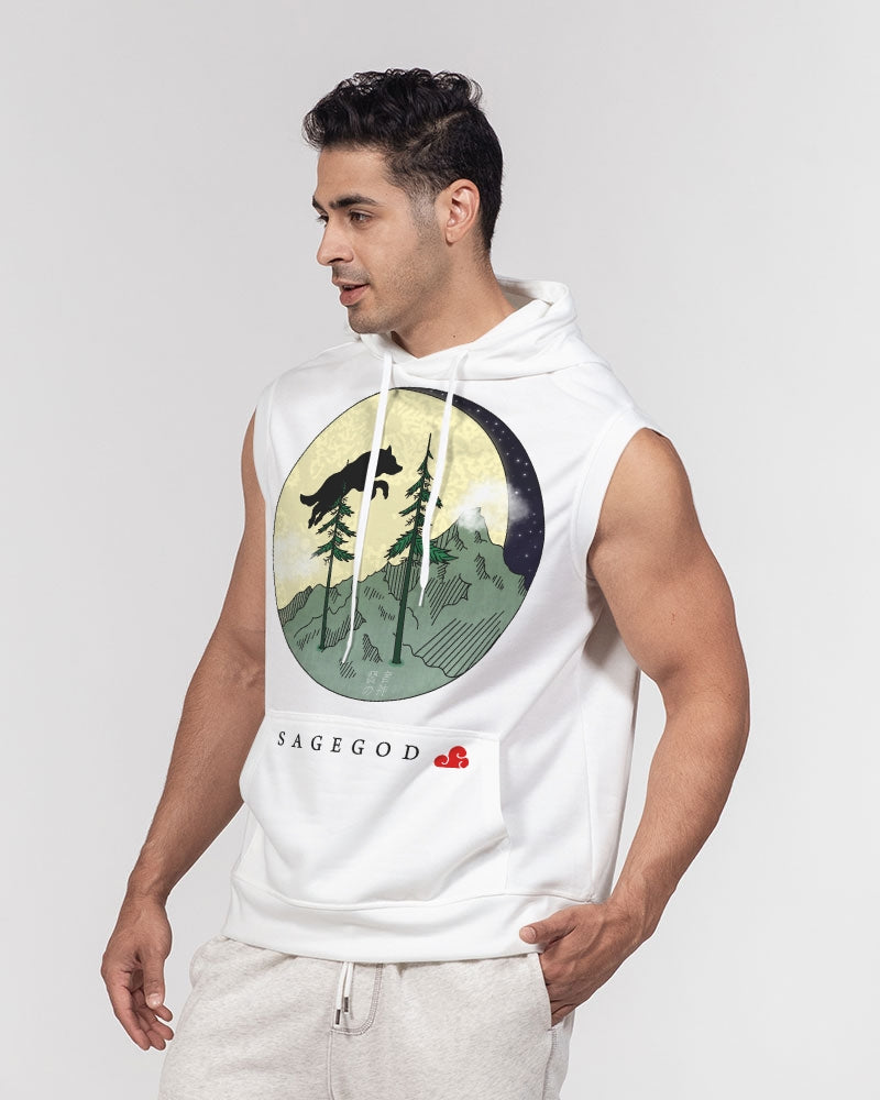 Tsuki Men's Premium Heavyweight Sleeveless Hoodie